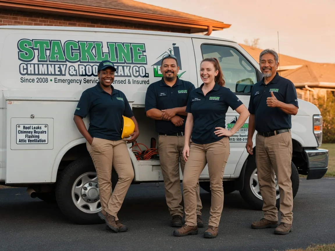 Chimney flashing repair company in Lefors, TX